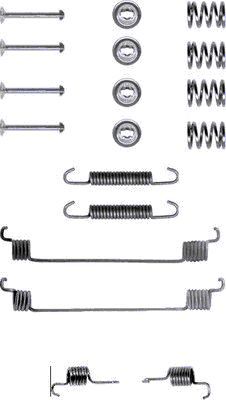 HELLA PAGID Комплектующие, тормозная колодка 8DZ 355 200-101